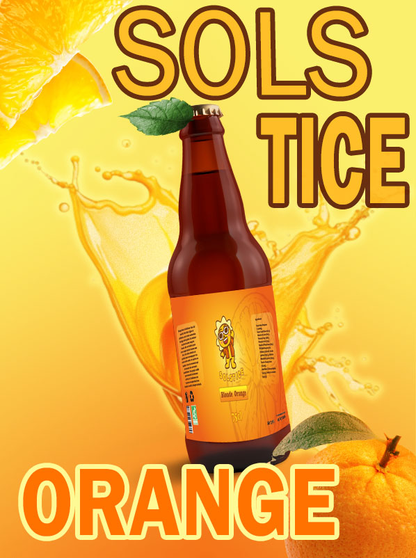 Publicité bière Solstice
